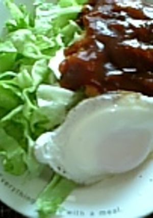 おから入りハンバーグで和風？ロコモコ丼-レシピのメイン写真