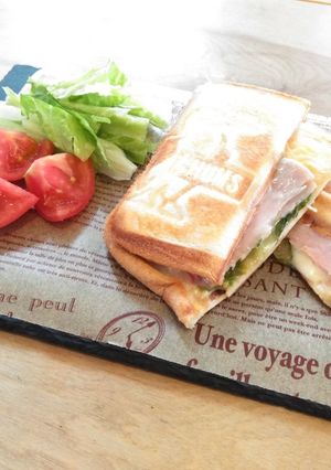 ☆バジル香るホットサンド☆-レシピのメイン写真