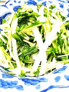 水菜と大根のサラダ-レシピのメイン写真