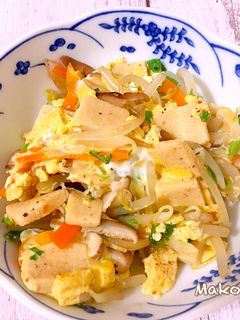 高野豆腐の卵とじ (^-^)♡-レシピのメイン写真