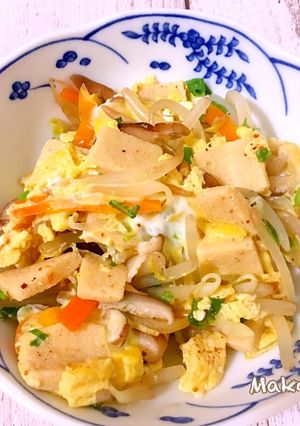 高野豆腐の卵とじ (^-^)♡-レシピのメイン写真
