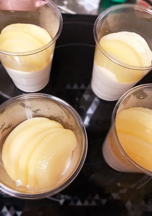 簡単!桃缶ムース!-レシピのメイン写真