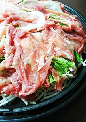 ホットプレートで簡単 豚バラと野菜蒸し-レシピのメイン写真