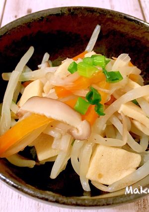 高野豆腐と野菜煮 (^-^)♪-レシピのメイン写真
