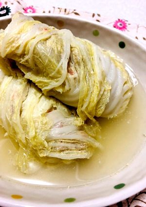 ロールキャベツならぬロール白菜！-レシピのメイン写真