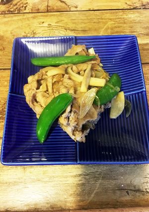 スナップエンドと豚肉炒め-レシピのメイン写真