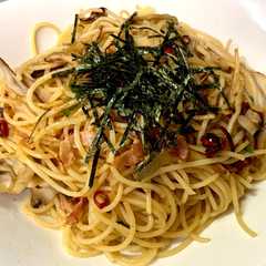 麺つゆで作る和風ペペロンチーノ-レシピのメイン写真