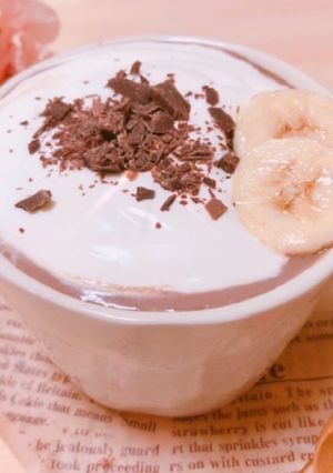 ホットバナナココア&練乳マリームホイップ-レシピのメイン写真