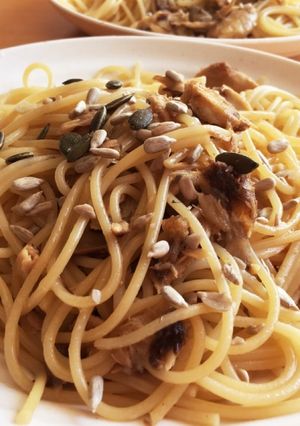 イギリスで大絶賛！鯖缶の和風パスタ♡-レシピのメイン写真