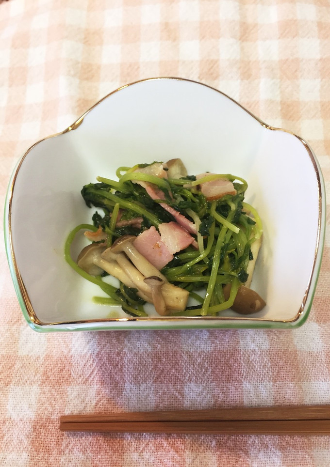 簡単！子供も大好き！豆苗マヨ炒め-レシピのメイン写真