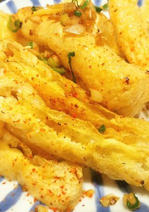 一味にんにく香るカリカリ油揚げ-レシピのメイン写真