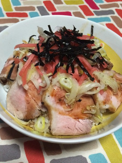 超簡単☆焼豚丼ならぬローストポーク丼-レシピのメイン写真