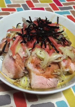 超簡単☆焼豚丼ならぬローストポーク丼-レシピのメイン写真