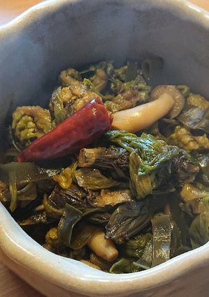ふきのとうとしめじの佃煮♪-レシピのメイン写真