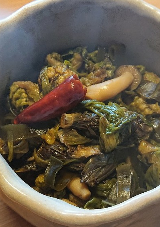 ふきのとうとしめじの佃煮♪-レシピのメイン写真