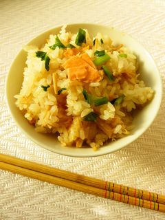 ☺簡単♪鮭となめたけの炊き込みご飯☺-レシピのメイン写真