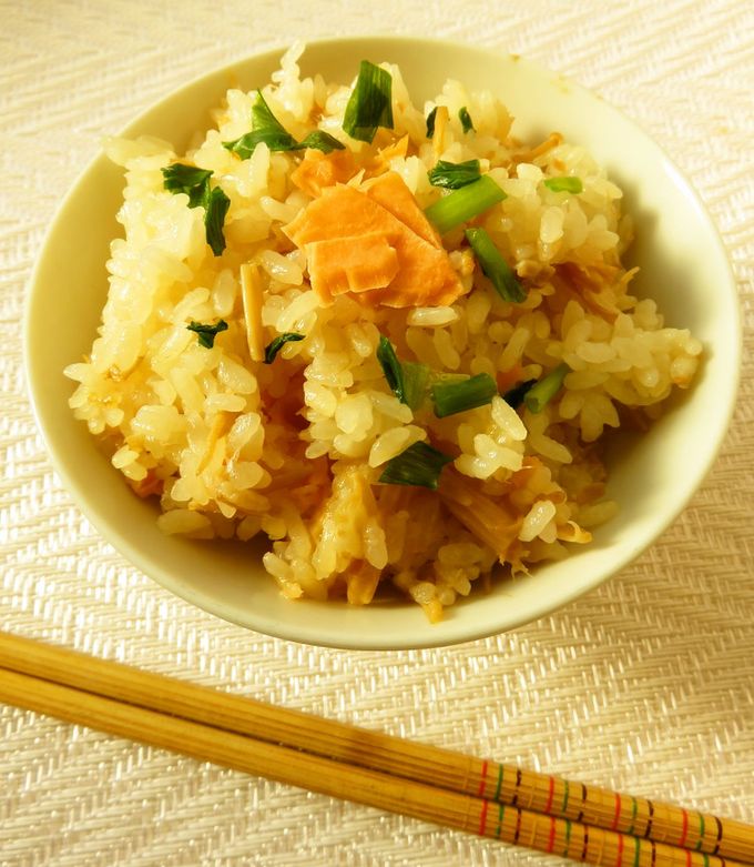 ☺簡単♪鮭となめたけの炊き込みご飯☺-レシピのメイン写真