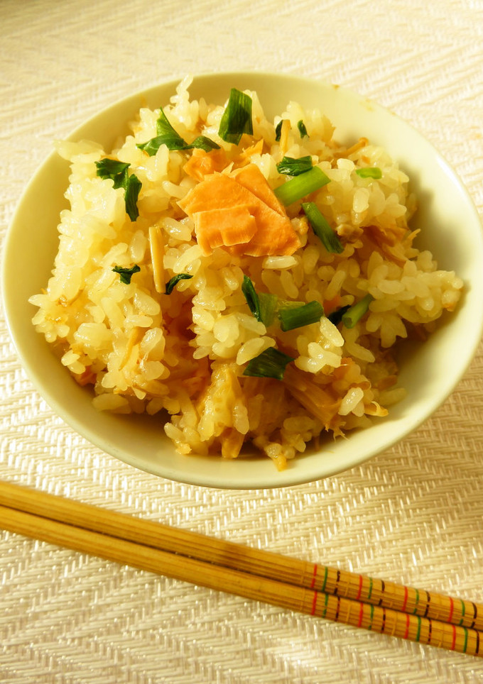 ☺簡単♪鮭となめたけの炊き込みご飯☺-レシピのメイン写真