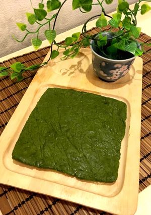 抹茶シート(折り込みパン用)-レシピのメイン写真