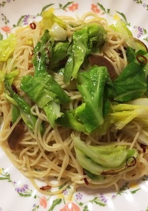 春キャベツとアンチョビのペペロンチーノ-レシピのメイン写真