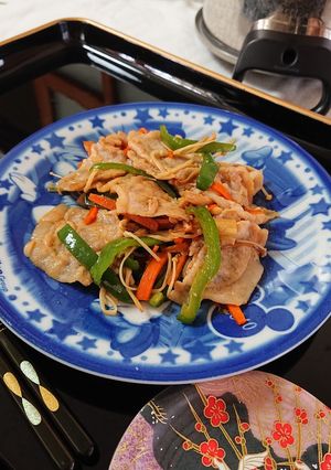 簡単夕食!お肉(牛肉、豚肉、鶏肉)野菜炒-レシピのメイン写真
