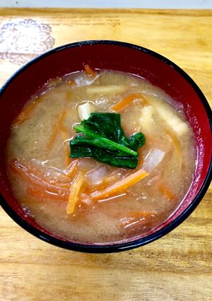 食べやすい千切り大根と人参のお味噌汁☆-レシピのメイン写真