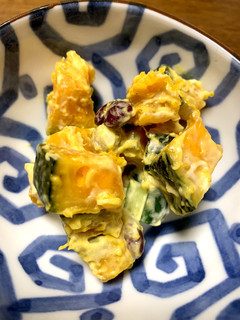 かぼちゃとお豆のサラダ-レシピのメイン写真