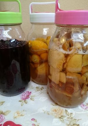 紅茶キノココンブチャ酵素ジュース-レシピのメイン写真