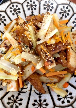 野菜揚とセロリのサッパリ炒め☆-レシピのメイン写真