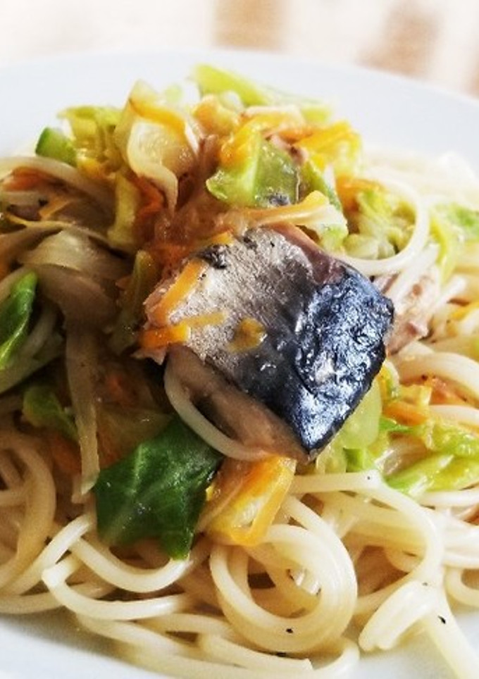 無添加、無着色、お手軽、鯖缶、家庭料理-レシピのメイン写真