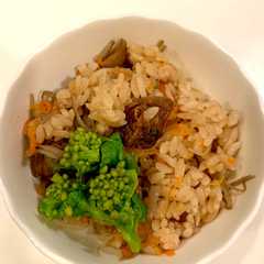 รูปของ つくだ煮でつくる春の炊き込みご飯