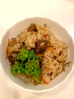 つくだ煮でつくる春の炊き込みご飯-レシピのメイン写真