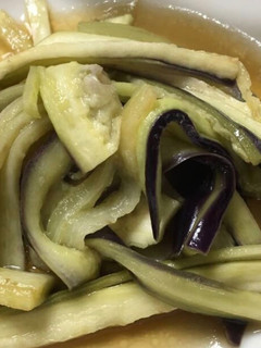 ごま油x麺つゆで作るナスの和え物-レシピのメイン写真