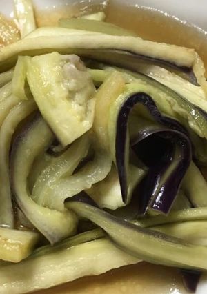 ごま油x麺つゆで作るナスの和え物-レシピのメイン写真