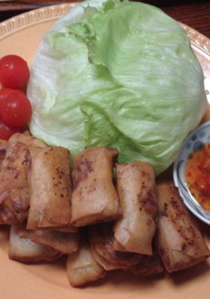簡単・美味♪かにかま入りベトナム風春巻き-レシピのメイン写真
