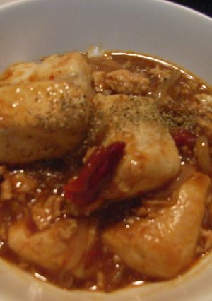 鶏胸ひき肉でコクうま麻婆豆腐♪-レシピのメイン写真
