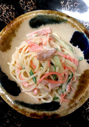 梅干し入りスパサラ-レシピのメイン写真