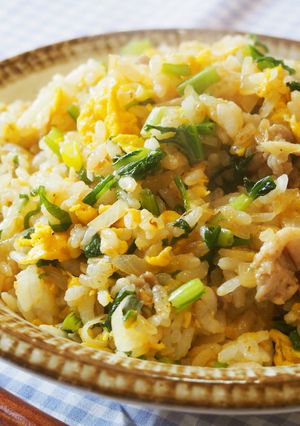 かぶの葉チャーハン♪かぶの葉香る〜！-レシピのメイン写真