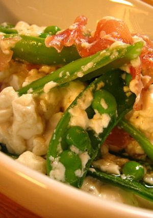 超簡単！スナップえんどうと豆腐のサラダ-レシピのメイン写真