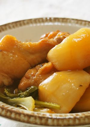 かぶと手羽元の酢醤油煮♪さっぱり♪-レシピのメイン写真
