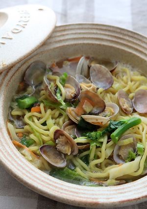 あさりと野菜のラーメンスープ-レシピのメイン写真