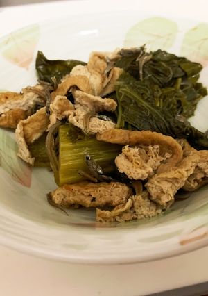 まんばとお揚げの煮物-レシピのメイン写真