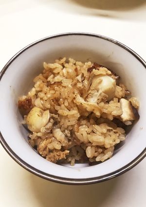 炊飯器で簡単ホタテの炊き込みごはん-レシピのメイン写真