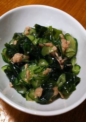 きゅうりのさっぱり酢の物(アマニ油入り)-レシピのメイン写真