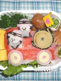 消防車✿キャラ弁✿-レシピのメイン写真