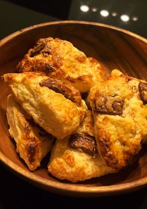 ミルクとキャラメルチョコの豆腐スコーン-レシピのメイン写真