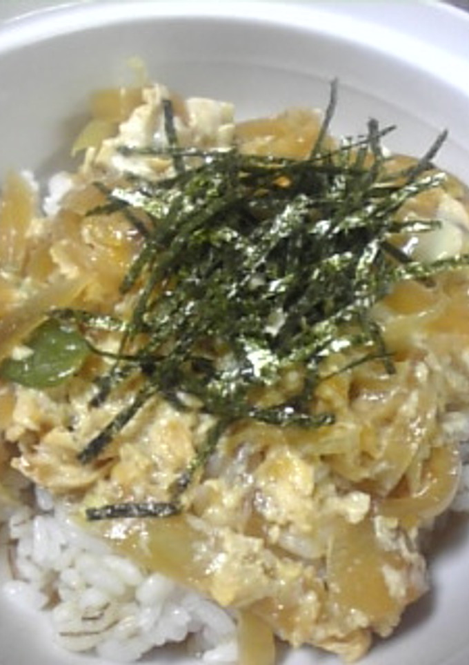 さやえんどうと玉葱の卵とじ-レシピのメイン写真