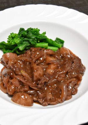 １０分で作れる牛肉の赤ワイン煮込み-レシピのメイン写真