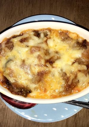 ポテチグラタン☆ナスミートバージョン-レシピのメイン写真