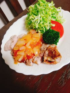 豚肉のグリル…新玉ねぎのさっぱりソース-レシピのメイン写真